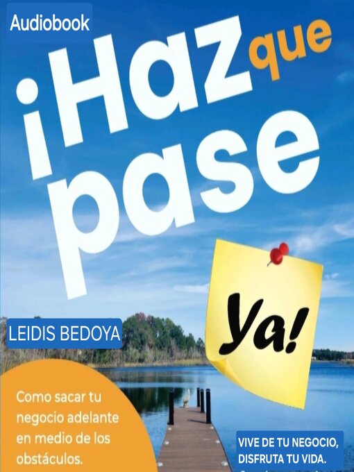 Cover image for Haz que pase ya